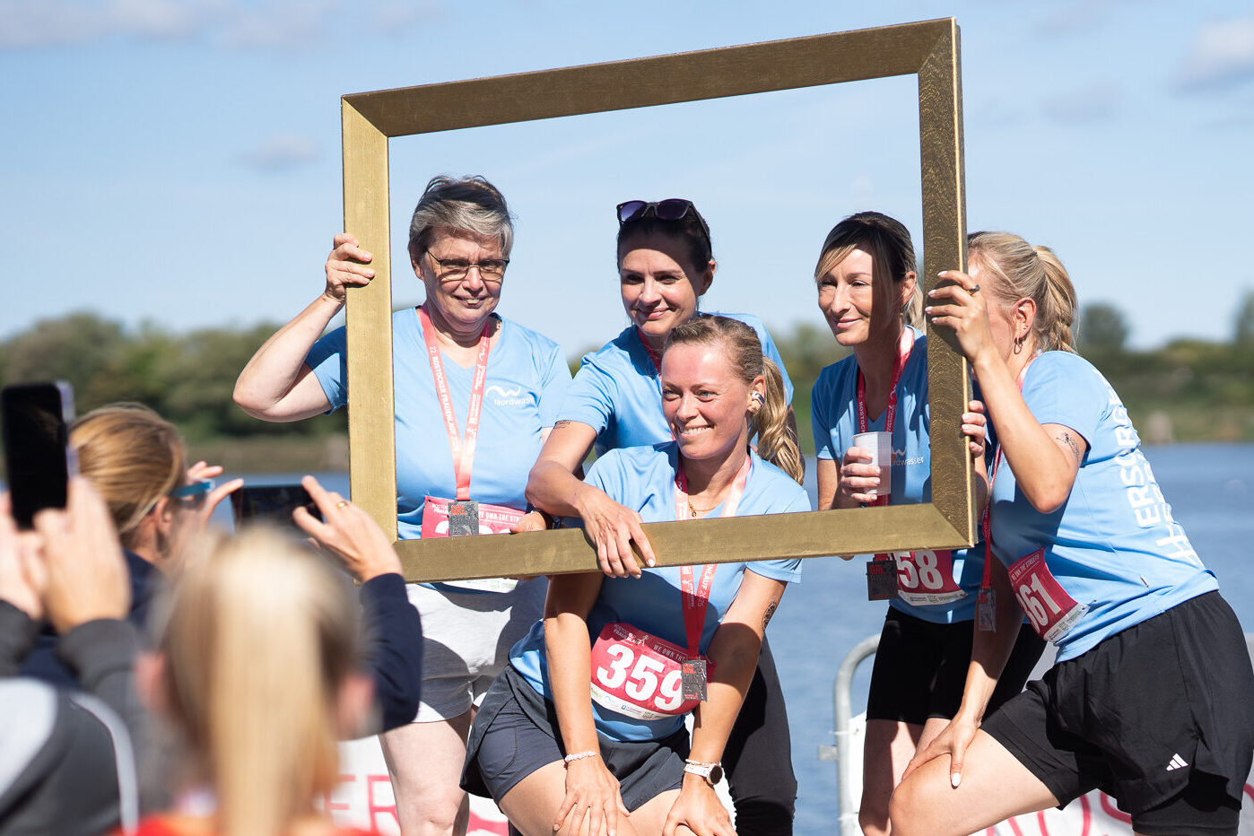 Gemeinsam mit der Freundin, Familie oder Kolleginnen an den Start